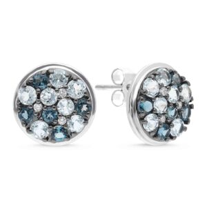 Clio Multi Pierced Stud Earrings